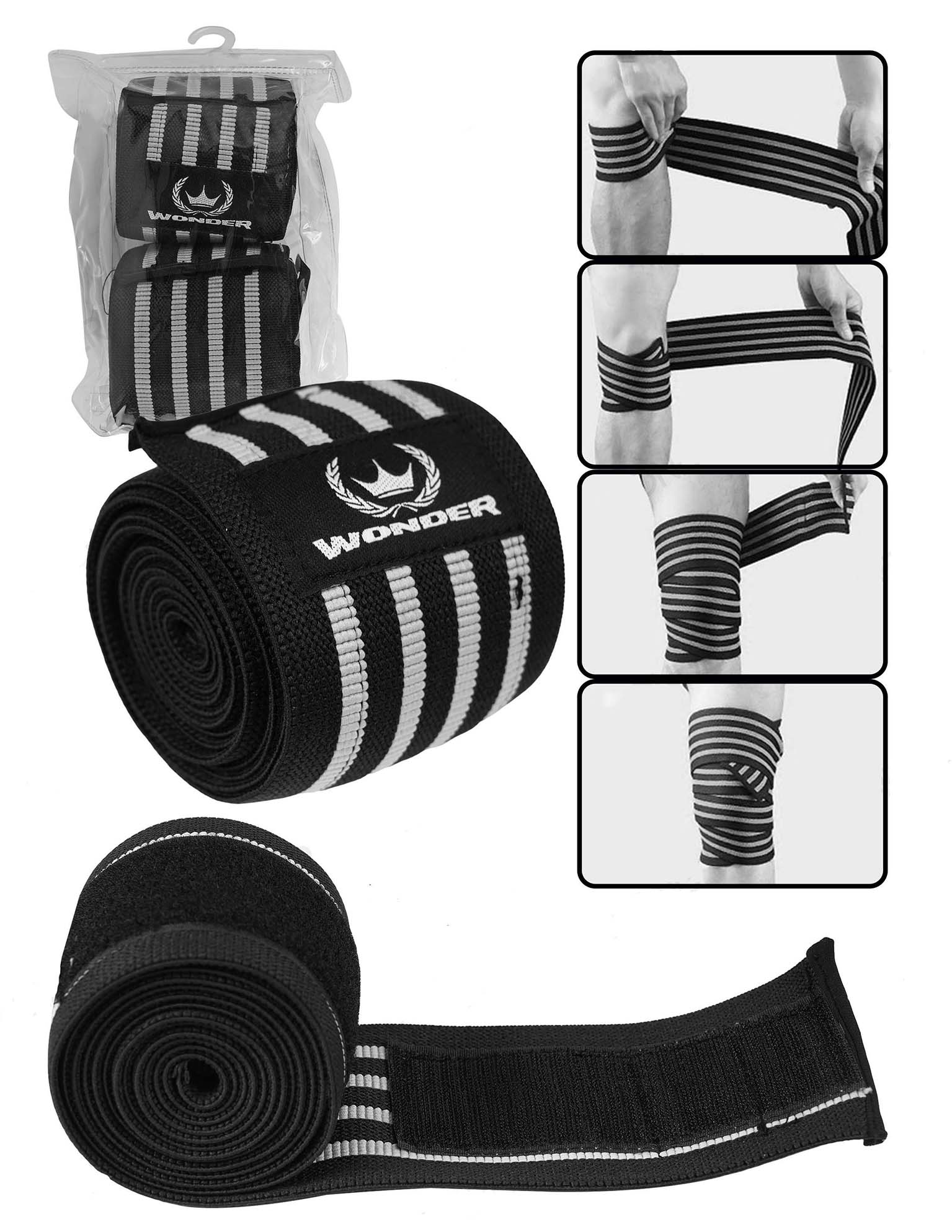 Protector De Rodilla Vendas Elásticas x2